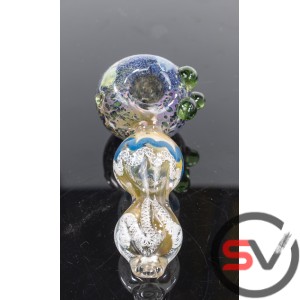 VOILET FLOWER HAND PIPE 4.5inch